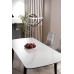 Balts izvelkams galds APOLLO